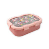 3 Sections Peach Fairy Stainless Steel Lunch Box