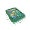 5 Sections Olive Dino Lunch Box