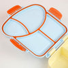 Blue Bread Slice Fun Themed Kids Lunch Box