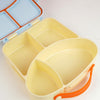 Blue Bread Slice Fun Themed Kids Lunch Box