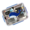 Blue Whale Big Size Stainless Steel Lunch Box
