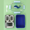 Blue Whale Big Size Stainless Steel Lunch Box