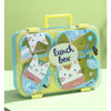 Mint & Fluro Meow Compact Lunch Box