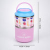 Fruity Happy Bites Double Decker Stainless Steel Lunch Box