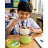 Green Hot Summer Double Decker Stainless Steel Lunch Box