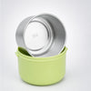 Green Hot Summer Double Decker Stainless Steel Lunch Box
