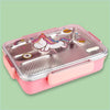 Pink Party Hat Unicorn Big Size Stainless Steel Lunch Box