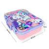 Purple Meow Compact Lunch Box