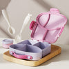 Purple Bread Slice Fun Themed Lunch Box