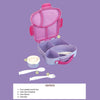 Purple Bread Slice Fun Themed Lunch Box