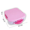 Purple Bread Slice Fun Themed Lunch Box