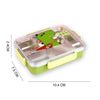 Rock Dino Green Big Size Stainless Steel Lunch Box