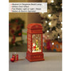London Booth Santa With Tree & Deer | Musical Glitter Water Light Christmas Lantern