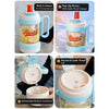 Light Blue White 4 in 1 Water Bottle , infuser & mini snack box | 1000ml