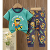 Surfing Lion Soft Cotton Joggers Nightsuit Set