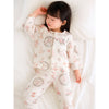 Woodland Bunny Organic Crushed Soft Muslin Cotton Nightsuit