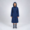 Navy Blue Trench Coat Style Raincoat for Kids & Teens