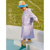 Japanese Style Purple Sailor Collar Raincoat for Kids & Teens
