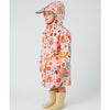 Rainy Garden Theme Knee length Raincoat for Kids