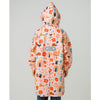Rainy Garden Theme Knee length Raincoat for Kids