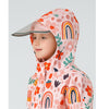 Rainy Garden Theme Knee length Raincoat for Kids