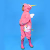 Bright Pink Magical Unicorn Theme All Over Jumpsuit / Playsuit Raincoat for Kids - Little Surprise BoxBright Pink Magical Unicorn Theme All Over Jumpsuit / Playsuit Raincoat for Kids
