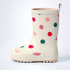 Ms. Swiss Dots , Flexible Rubber Rain Gumboots for Toddlers and Kids