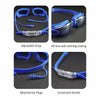 All Blue Eyelid Style Anti Fog UV Protection Leakproof Design Swim Goggles