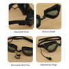 Black Cat Eye Shape Frame Anti Fog UV Protection Leakproof Design Swim Goggles