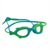 Fluoroscent Green & Blue Fishtail Designed Frame Anti Fog UV Protection Leakproof Design Swim Goggles | 3yrs - 8yrs
