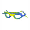 Yellow & Blue Fishtail Designed Frame Anti Fog UV Protection Leakproof Design Swim Goggles | 3yrs - 8yrs