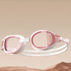 Pink Transparent Anti Fog UV Protection Leakproof Design Swim Goggles