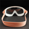 Pink With White Button Style Anti Fog UV Protection Leakproof Design Swim Goggles