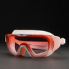 Pink With Coral Full Glass Panel Styled Anti Fog UV Protection Leakproof Design Swim Goggles