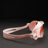 Pink With Coral Full Glass Panel Styled Anti Fog UV Protection Leakproof Design Swim Goggles