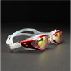 Red Metallic Anti Fog UV Protection Leakproof Design Swim Goggles