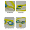 Starry Yellow Anti Fog UV Protection Leakproof Design Swim Goggles | 3yrs - 8yrs