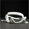 White With Purple Button Style Anti Fog UV Protection Leakproof Design Swim Goggles