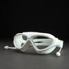 White With Light Blue Clip Style Anti Fog UV Protection Leakproof Design Swim Goggles