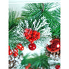 Big Frosty Pinecone Artificial Christmas Wreath | 15 Inches