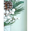White Berries Artificial Christmas Wreath | 16 Inches