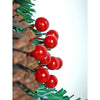 Dark Green Wooden Pinecone Bells & Heavy Fillers Artificial Christmas Wreath | 21 Inches