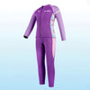 Dive 2-Piece set Purple & Pink Side Panel, Front-Zip Jacket with Full Length Pants, 2.5mm Neoprene Kids Swimsuit with Free Washbag