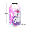 Pink Uni Big Size Clip On & Backpack Style Waterproof Swimming Bag