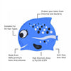 Black Polka Blue Fishy Silicone Swim Cap | 5yrs - 15yrs
