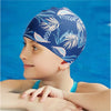 Blue Ferns Swimming Cap