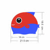 Red Fin Dual Color Silicone Swim Cap | 5yrs - 15yrs