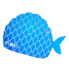 Scales Blue Fishy Silicone Swim Cap | 5yrs - 15yrs