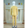 Mustard Round Neck Upper & Lower Body Thermal Winter Warmers