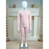 Pink Kelly Crew Neck Upper & Lower Body Thermal Winter Warmers